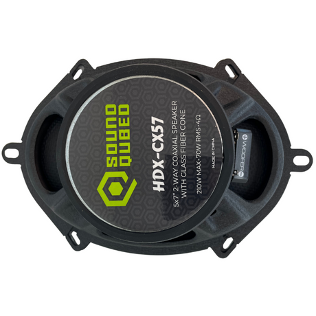 SoundQubed HDX Series 5x7" Coaxial 2-way Speakers (pair)