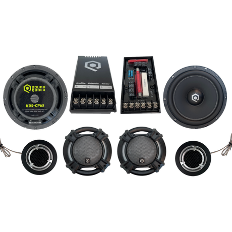 SoundQubed SoundQubed HDS Series 6.5" Components 2-way Speakers - Car Audio