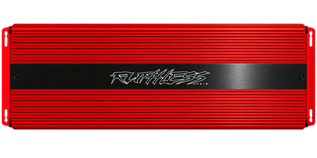 Ruthless Audio Ruthless Audio 12500.1 Red 12,500 Watt Monoblock Amplifier - Car Audio