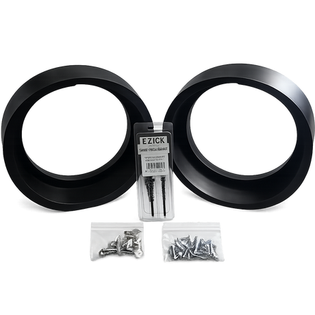 Nagy's Customs Nagy's Customs 10" Harley Davidson Subwoofer / MidBass Adapter Rings (Pair) 1998-Current - Car Audio