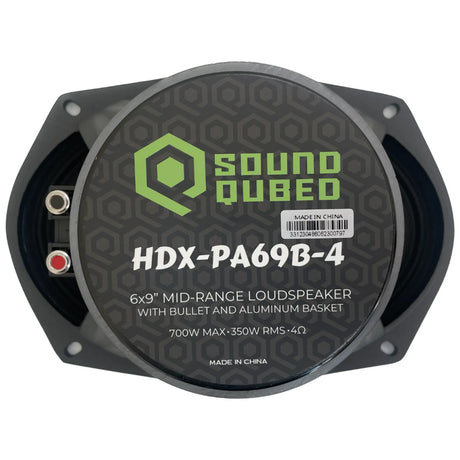 SoundQubed HDX Series Pro Audio 6x9" Speaker (each)