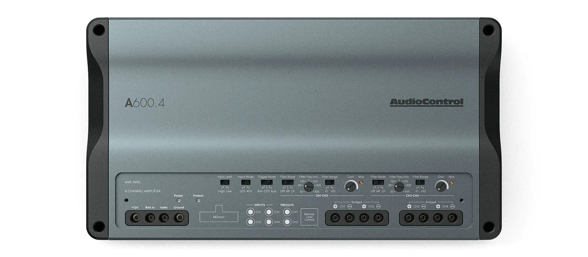 Altitude 4 Audio Control A600.4 ALTITUDE 4-CHANNEL AMPLIFIER – TrinityCarAudio