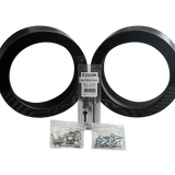 Nagy's Customs Nagy's Customs 10" Harley Davidson Subwoofer / MidBass Adapter Rings (Pair) 1998-Current - Car Audio