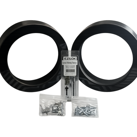 Nagy's Customs Nagy's Customs 10" Harley Davidson Subwoofer / MidBass Adapter Rings (Pair) 1998-Current - Car Audio