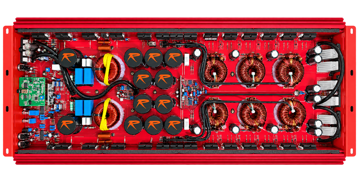 Ruthless Audio Ruthless Audio 7500.1 Red 7,500 Watt Monoblock Amplifier - Car Audio