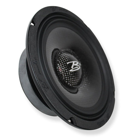 B2 Audio 6.5"  Carbon Fiber Marine, Motorcycle, Powersports, 4-Ohm Shallow Mount Speakers, Sold in pairs RAGE6CFM