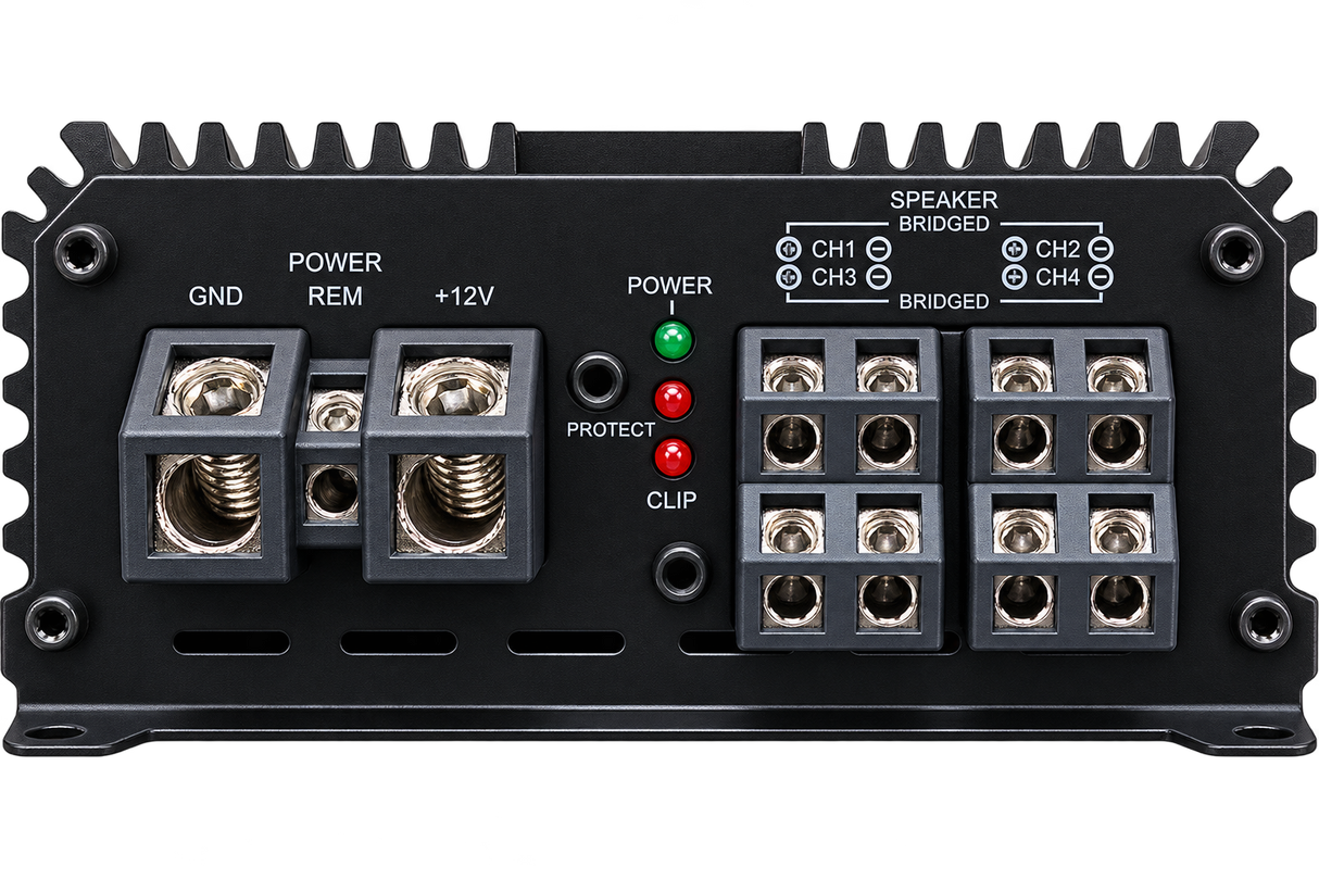Ruthless Audio Ruthless Audio 1200.4 Micro 4 Channel Amplifier - Car Audio