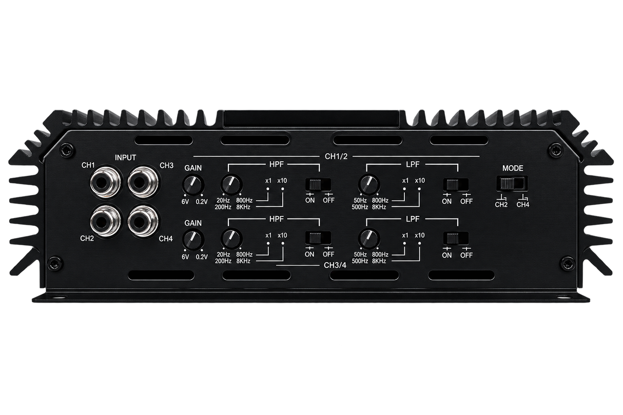 Ruthless Audio Ruthless Audio 1500.4 4 Channel Amplifier - Car Audio
