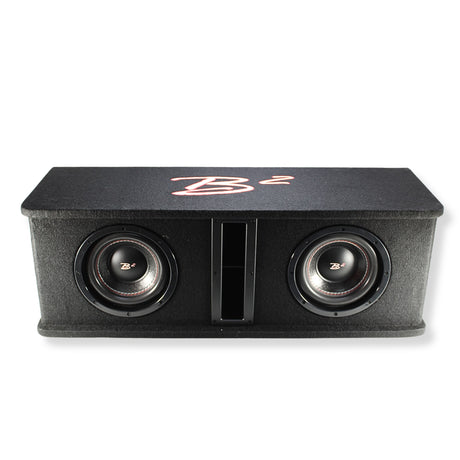 B2 Audio Dual 8" 800W Peak Dual 2 Ohm Vented Loaded Subwoofer Enclosure DVPE28