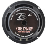 B2 Audio 6.5"  Carbon Fiber Marine, Motorcycle, Powersports, 4-Ohm Shallow Mount Speakers, Sold in pairs RAGE6CFM