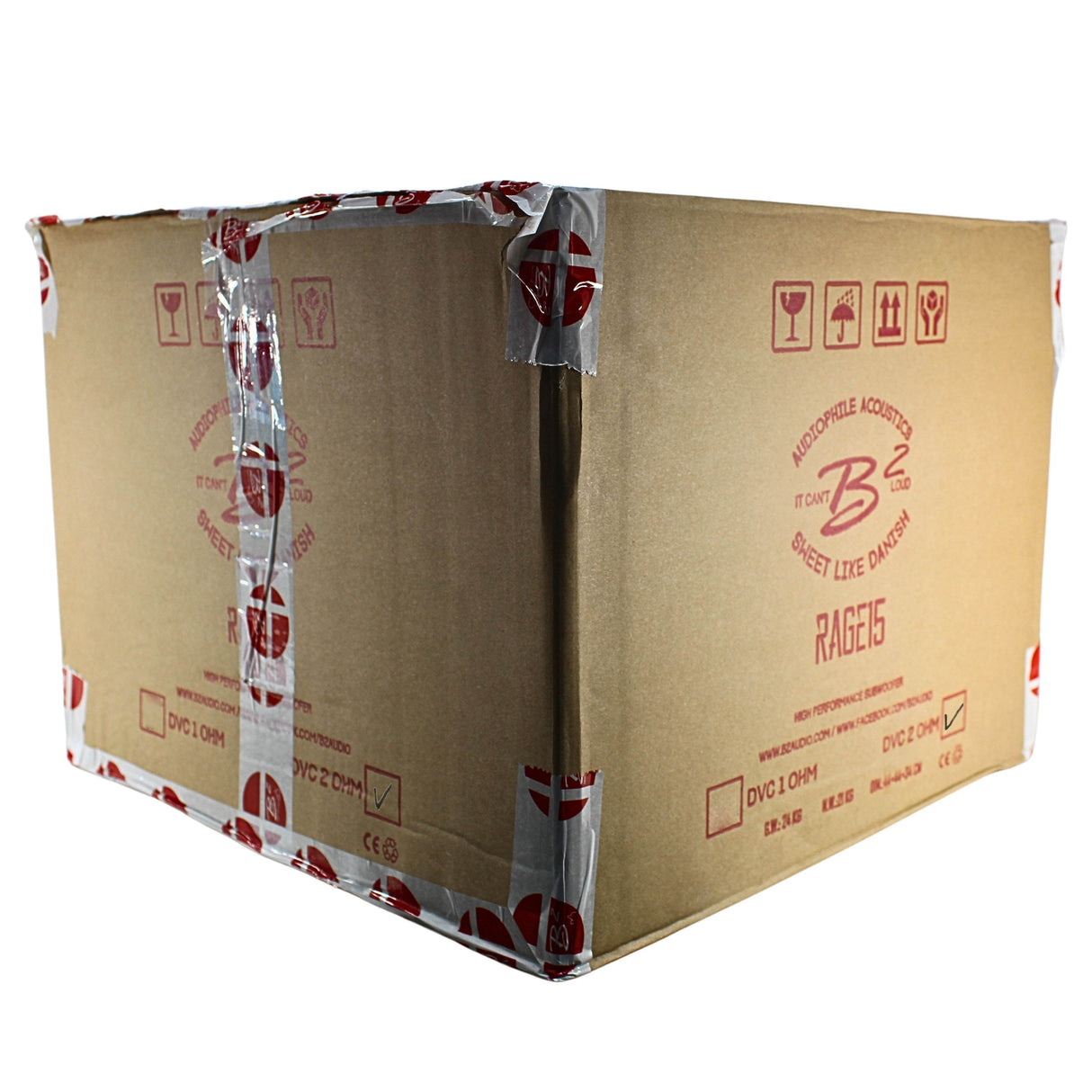 B2 Audio RAGE Series V3 15" 2000 Watt RMS Dual 2-Ohm 3" Voice Coil Subwoofer