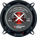 Violator Audio VA-5252 5.25" Coaxial Speakers (pair)