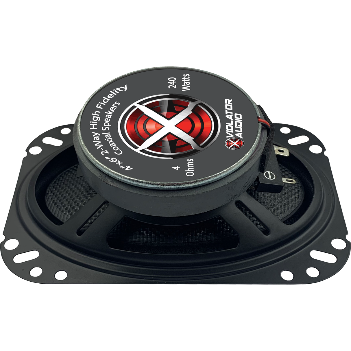 Violator Audio VA-462 4"x6" Coaxial Speakers (pair)