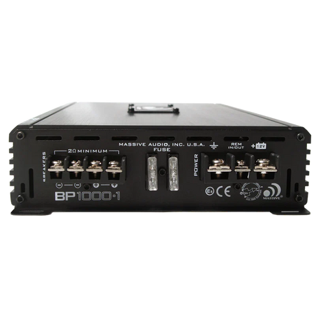 Massive Audio BP1000.1v2 1,000 Watt Monoblock Amplifier