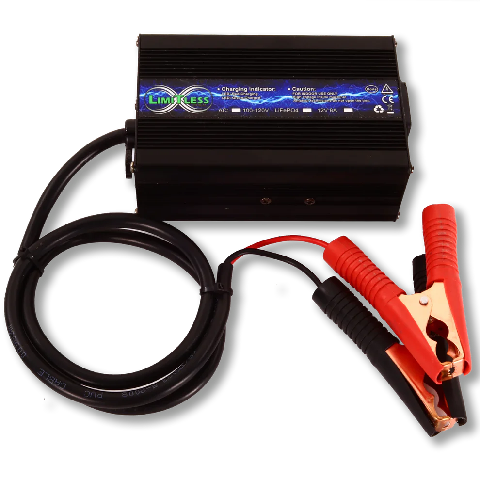 Limitless Lithium 8A12v Charger (Sodium / Lifepo4)