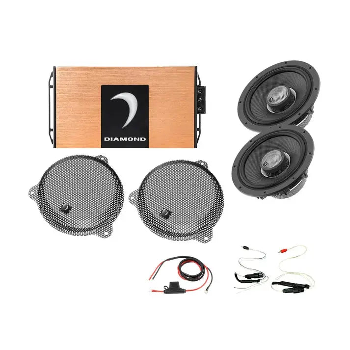 Diamond Audio Diamond Audio 14 - 23 Harley Davidson® Street Glide 2-Speaker System - DA1423SGSP1 - Car Audio