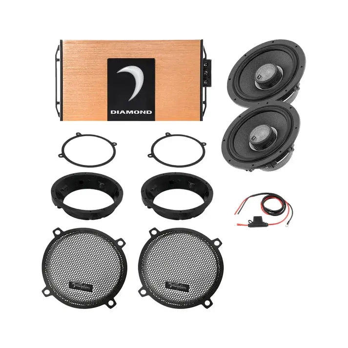 Diamond Audio Diamond Audio 98 - 13 Harley Davidson® Street Glide 2-Speaker System - DA9813SGSP1 - Car Audio