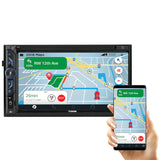 DS18 DDX6.9CP 6.9" Touchscreen Mechless Double-Din Headunit with Bluetooth, USB, Mirror Link And Car play