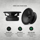 AudioControl EPICPRO6X 6.5" Midrange Speakers, 200W RMS, 4 Ohms (Pair)