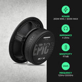 AudioControl EPICPRO6X 6.5" Midrange Speakers, 200W RMS, 4 Ohms (Pair)