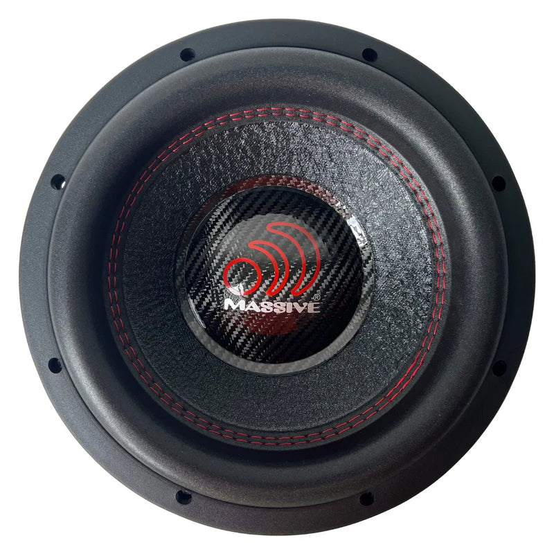 Massive Audio H104X - 10" 2000 Watts RMS Dual 4 Ohm 3" V.C. Mega Subwoofer