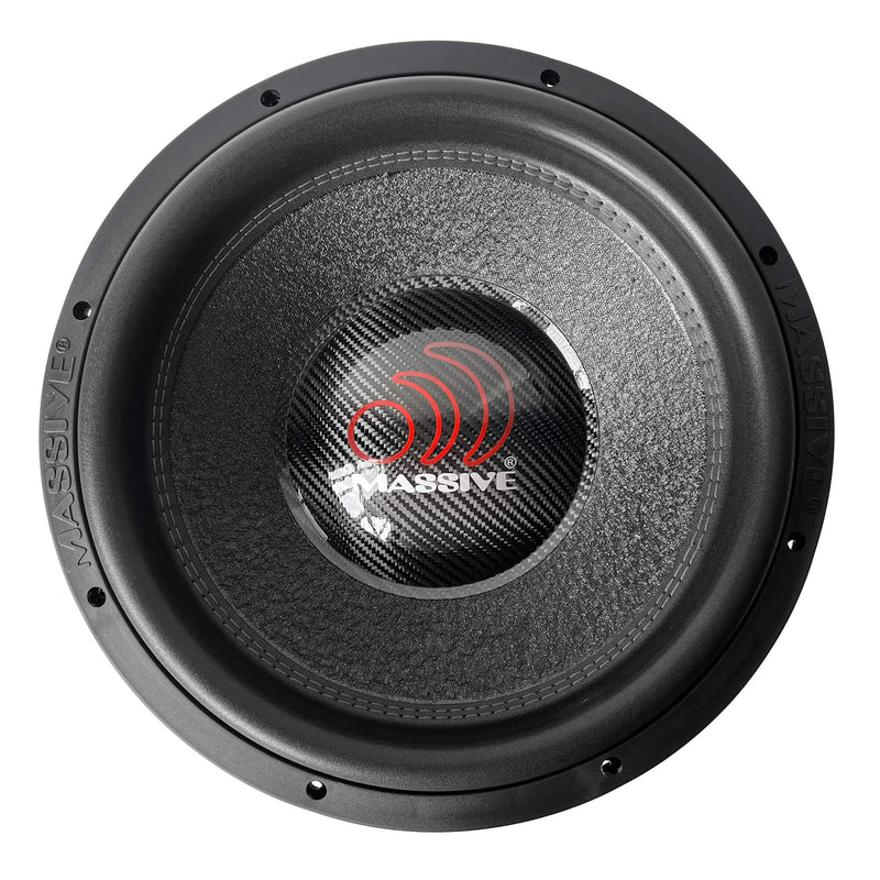 Massive Audio H152XR - 15" 3000 Watts RMS Dual 2 Ohm 4" V.C. Mega Subwoofer