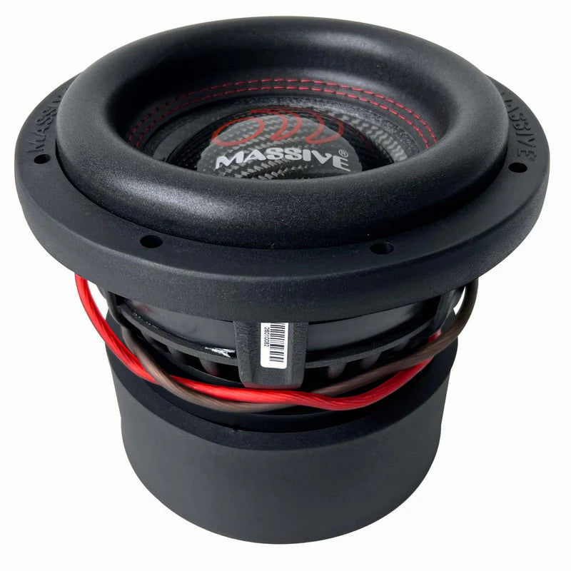 Massive Audio H82XX - 8" 1400 Watts RMS Dual 2 Ohm 2.5" V.C. Subwoofer