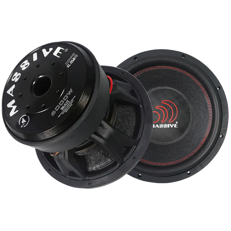 Massive Audio HIPPOXLR Dual 2 Ohm 15" Subwoofer