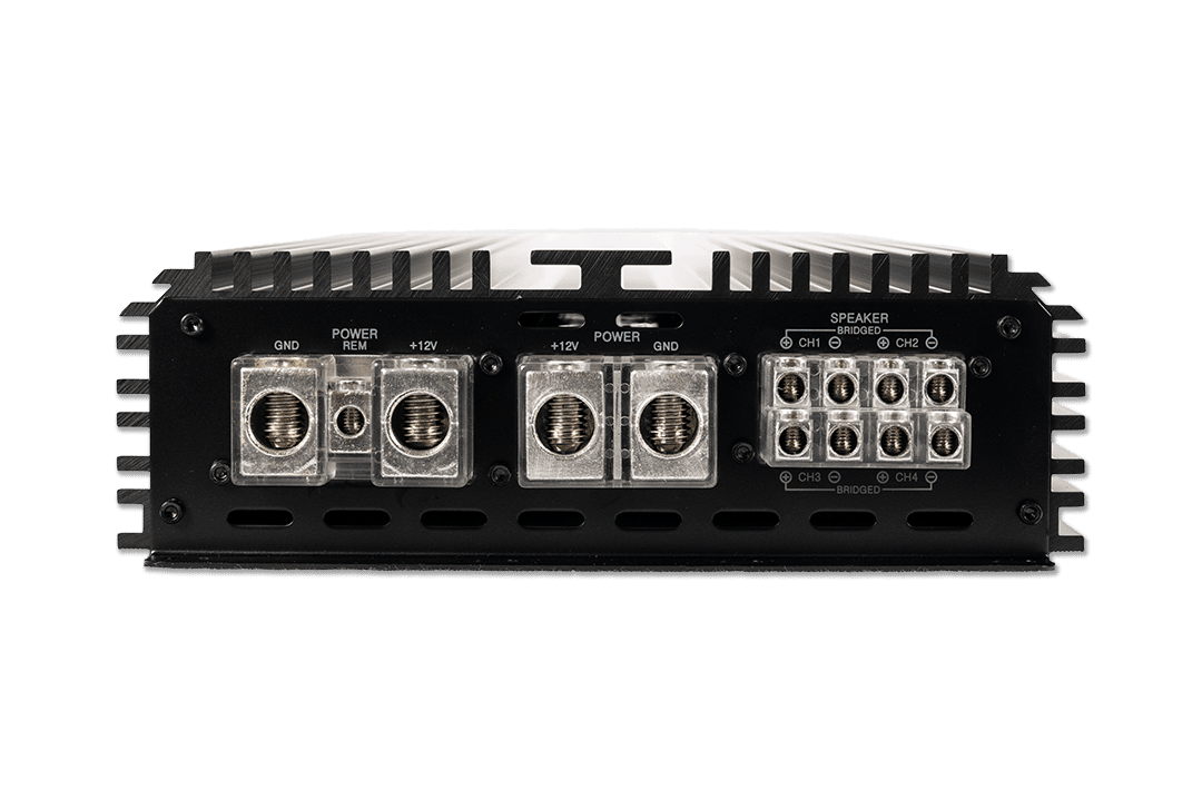 Nemesis Audio NA-K1000X4D Korean made 4-channel amp. 1700W x4 @2-Ohm / 3600W x2 bridged, with advanced crossover controls.