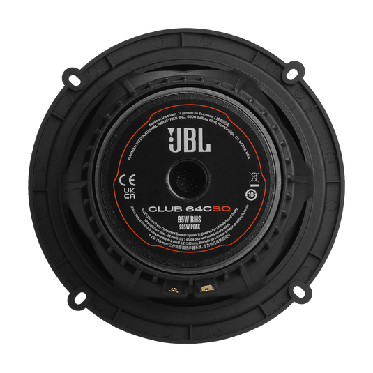 JBL Club 64CSQ 2-Way Car Component Speaker System