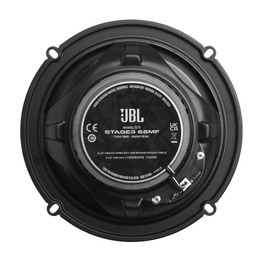 JBL STAGE3 68MF 6-1/2" Three-Way Car Speakers