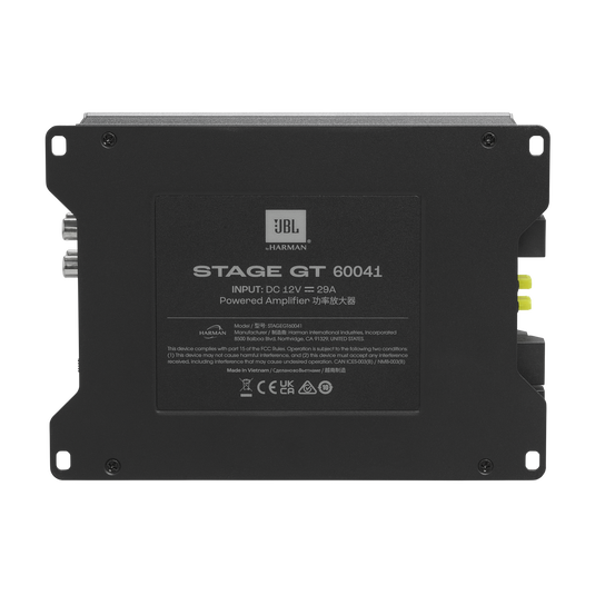 JBL STAGE GT 60041 4-Channel Class-D Amplifier