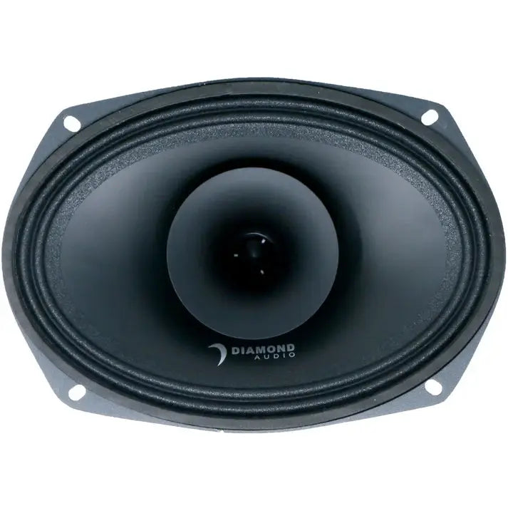 Diamond Audio Diamond Audio 6"x 9" MP Series 2-Way Full-Range Coaxial Speaker w/1" Horn Tweeter (2Ω) - MP692 - Car Audio
