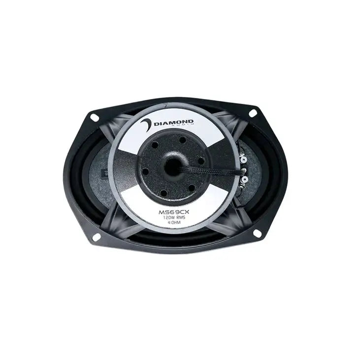 Diamond Audio Diamond Audio 6"x9" 2-Way Coaxial Speakers w/Titanium Dome Tweeter (4Ω) - MS69CX - Car Audio