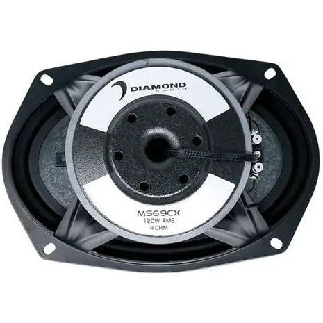 Diamond Audio Diamond Audio 6"x9" 2-Way Coaxial Speaker w/Titanium Dome Tweeter (2Ω) - MS692CX2 - Car Audio