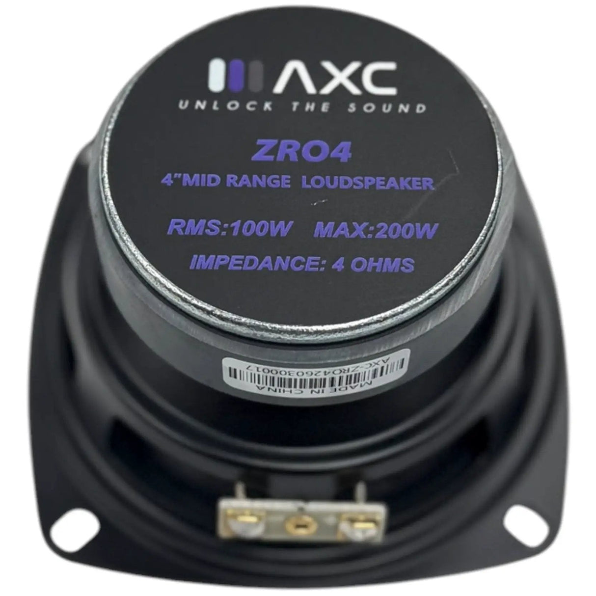 Audio Code AXC ZR04 4 Inch Midrange Speaker Single