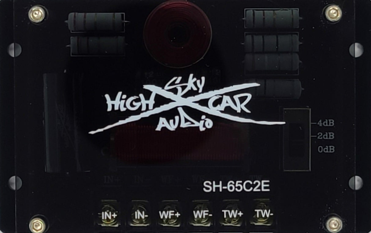 Sky High 65C2E 2 Way 6.5" Component Set 4 ohm (Ferrite Motors, Silk Dome)