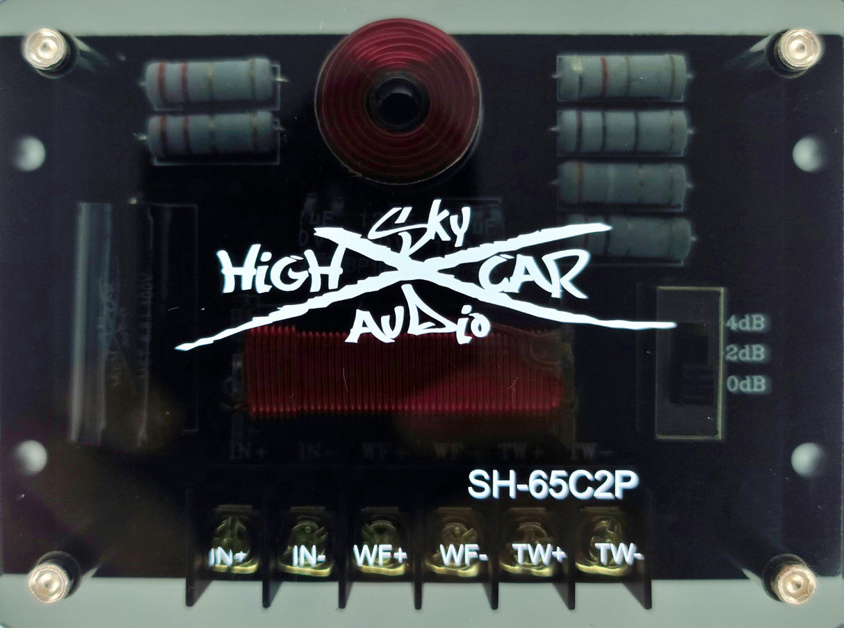 Sky High 65C2P Premium Neo 2 Way 6.5" Component Set 4 ohm (Neo Motors, Titanium Dome)