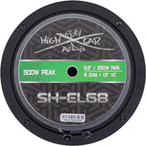 Sky High Pro Audio EL68 6.5" Midrange Midbass Loudspeaker-250 Watts 8 ohm (Single)