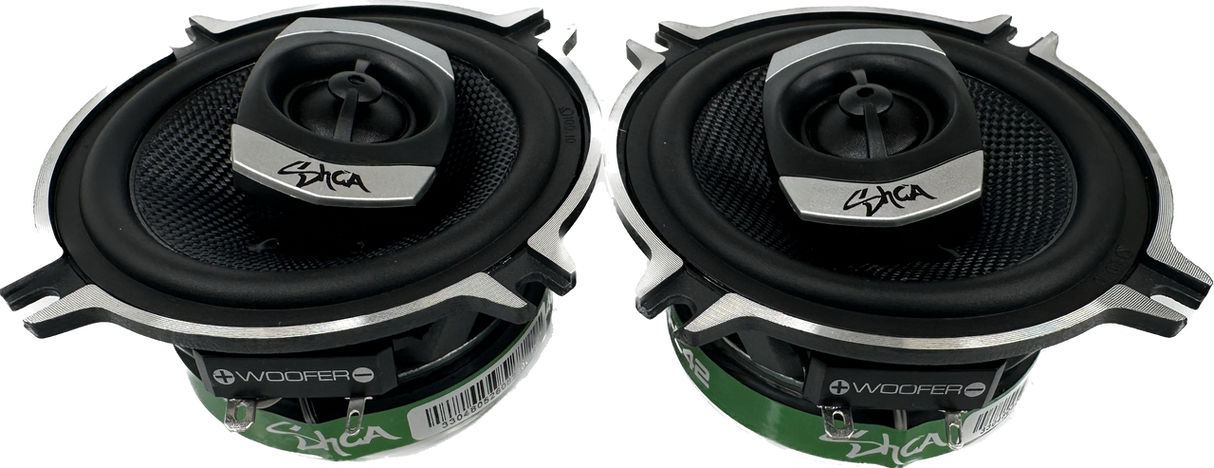 Sky High C42 4" 2-way Coaxial Speakers (Pair) With Glass Fiber Cone and Pivoting Tweeter
