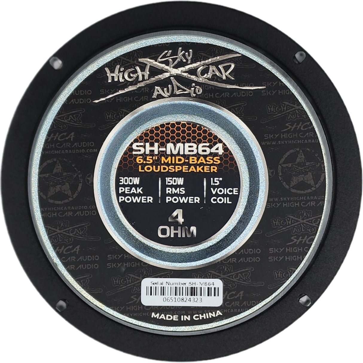 Sky High Pro Audio MB64 6.5" Mid-Bass Loudspeaker with 1.5" Voice Coil (Single)