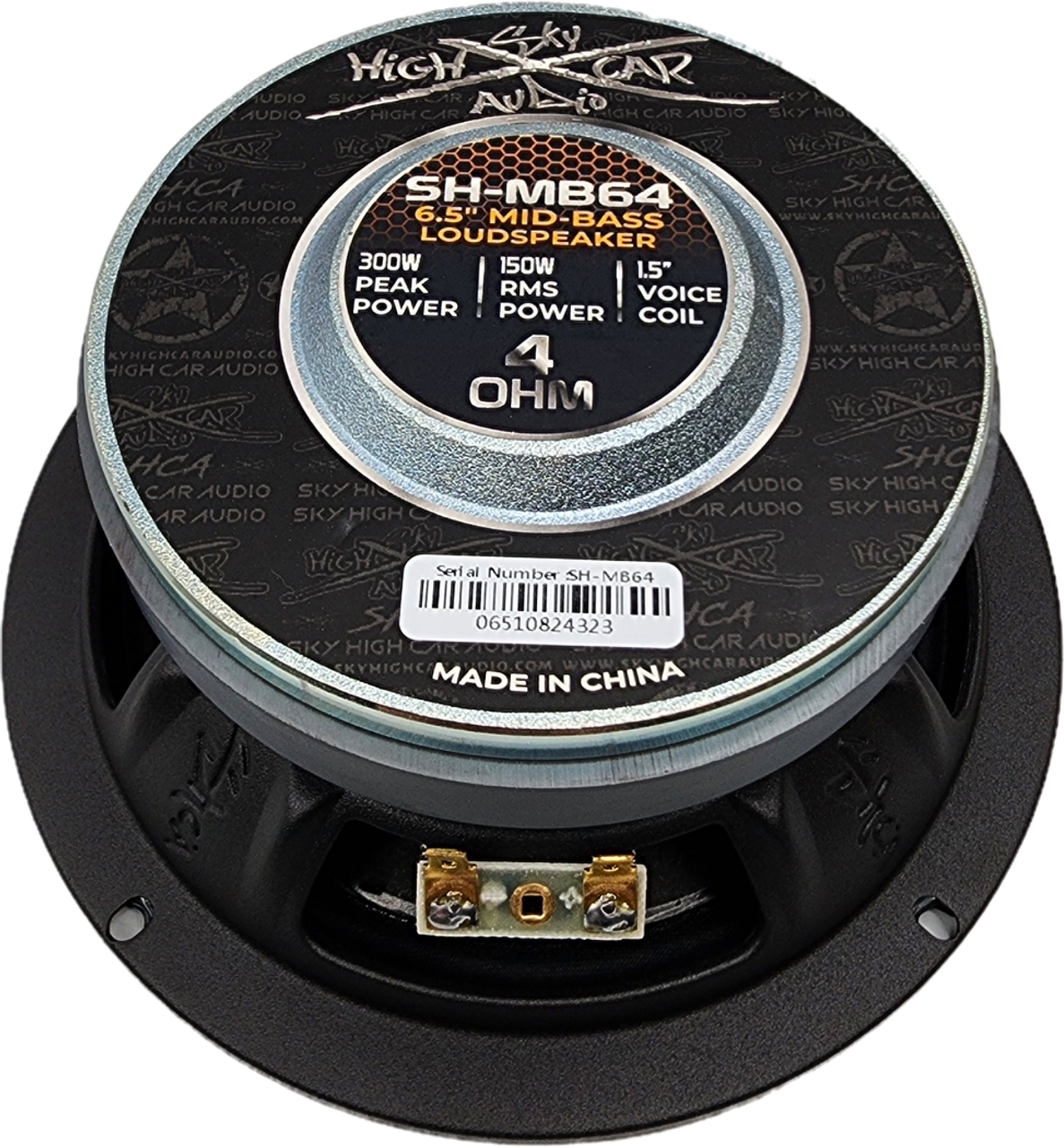 Sky High Pro Audio MB64 6.5" Mid-Bass Loudspeaker with 1.5" Voice Coil (Single)