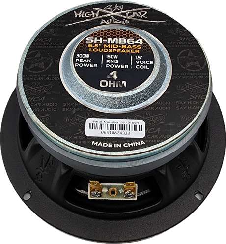Sky High Pro Audio MB64 6.5" Mid-Bass Loudspeaker with 1.5" Voice Coil (Single)