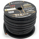 Orion Car Audio Orion XPW050B 0 Gauge 100% OFC Power Wire 50ft Pure Copper Amp Battery Cable (Black) - Car Audio