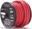 Orion Car Audio Orion XPW050R 0 Gauge 100% OFC Power Wire 50ft Pure Copper Amp Battery Cable (Red) - Car Audio