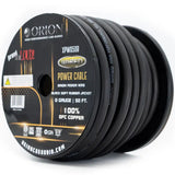 Orion Car Audio Orion XPW050B 0 Gauge 100% OFC Power Wire 50ft Pure Copper Amp Battery Cable (Black) - Car Audio