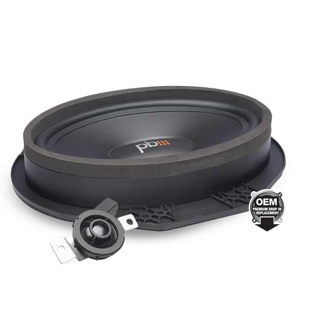 Powerbass OE69C-FD OEM Replacement Component Speaker System Ford / Lincoln