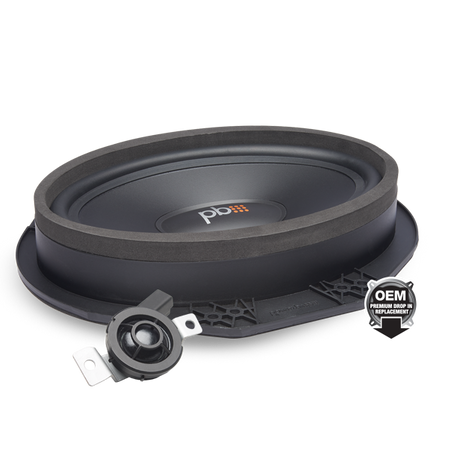 Powerbass OE69C-FD OEM Replacement Component Speaker System Ford / Lincoln