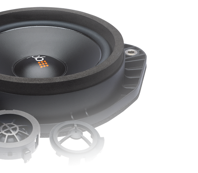 Powerbass OE65C-GM2 2Ω OEM Replacement Component Speaker Chevy / GMC