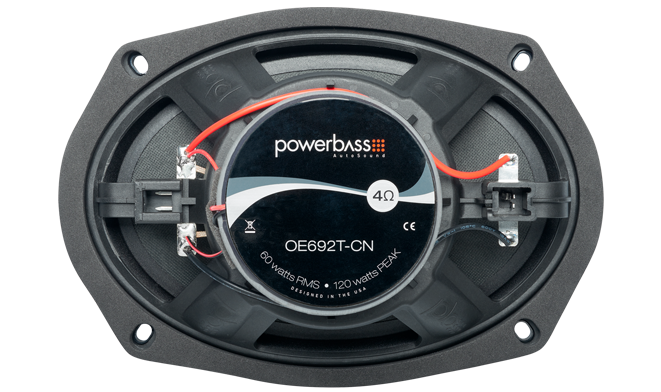 Powerbass OE692T-CN 6x9" Chrysler Nissan Direct Fit Thin Mount